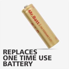 img 2 attached to 🔋 24-Pack of Mr.Batt NiCd AA Rechargeable Batteries, 1000mAh 1.2V, Ideal for Solar Lights