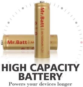 img 3 attached to 🔋 24-Pack of Mr.Batt NiCd AA Rechargeable Batteries, 1000mAh 1.2V, Ideal for Solar Lights