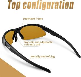 img 1 attached to Enhance Your Game with O2O Golf Sunglasses - 🏌️ The Ultimate Golf Ball Finder Glasses for Men, Women, and Youth