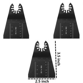 img 2 attached to 🔧 High-Quality 26 pcs Oscillating Tool Blades for Metal and Wood - Professional Universal Multitool Blades that Fit All Models - Quick Release and Durable Oscillating Tool