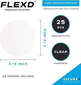 img 3 attached to Flexd - Freestyle Adhesive Patches (25 PCS) - Transparent Libre Cover CGM Patch