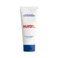 🧴 huron - daily men's face moisturizer. hydrating and lightweight lotion that effectively relieves dryness while delivering long-lasting, non-greasy hydration. formulated to lock in moisture, smooth, revitalize and shield skin. made with 100% vegan ingredients, and never tested on animals. available in a convenient 3.4 oz. size. (single pack) logo