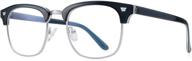 👓 olieye computer blue light blocking glasses - square game eyeglasses for women men, anti eye strain, reading & gaming glasses logo