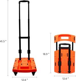 img 3 attached to ✈️ Folding Utility Platform with Enhanced Skid-Resistance for Luggage