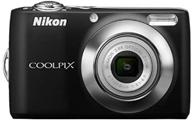 📷 nikon coolpix l24 цифровая камера 14 мп (черная) - 3,6-кратный оптический зум nikkor, 3-дюймовый жк-дисплей - старый модель логотип