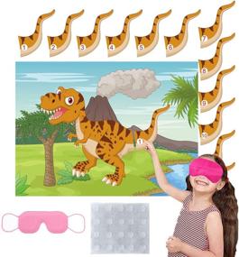 img 2 attached to 🦕 Dinosaur Themed Party Supplies and Decorations Kit