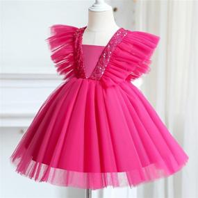 img 1 attached to 🌸 Exquisite TTYAOVO Flower Girls Dresses for Unforgettable Princess Wedding Parties