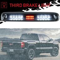 🚦 youxmoto led 3rd brake light – high mount stop light for 99-06 chevrolet silverado/gmc sierra – chrome housing smoke lens logo