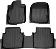 max liner a0250/b0250 black floor mats for 2017-2021 honda cr-v crv logo