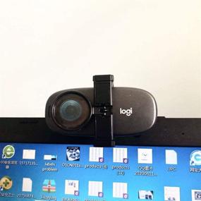 img 2 attached to Webcam Privacy Shutter Protects Lens Cap Hood Cover For Logitech Webcam C310