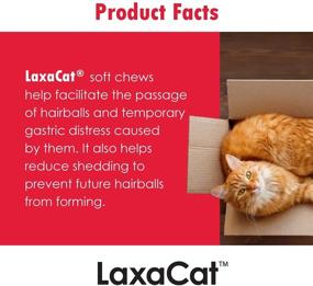 img 2 attached to 🐱 LaxaCat Hairball Remedy - Salmon Formula, Enriched with Vitamins & Mineral Oil - Promotes Healthy Coat & Regular Bowel Movement - Natural Ingredients - 90 Soft Chews