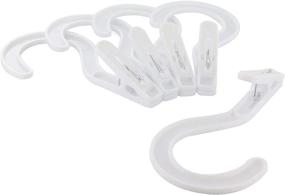 img 3 attached to 🧺 Ram Pro Super Durable Plastic Laundry Hanger Hooks Clothes Pins Portable Hanging Dry Clips Multi-Purpose Hooks Ideal for Home, Workshop, and Travel - Pack of 10