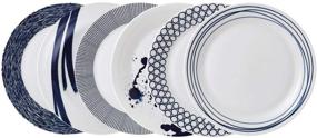 img 2 attached to 🍽️ Discover Elegance with Royal Doulton Pacific Accent Plates: Enhance Your Dining Experience!