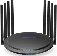 📶 wavlink ac3000 tri-band wlan router: smart wireless router with gigabit ethernet ports, high speed wifi range extender and 4k streaming/gaming capabilities logo