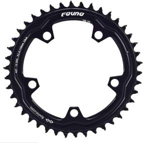 img 4 attached to 🚴 Narrow Wide Alloy Chainring for Road Bike: 38T-58T, 8-12 Speed, 110mm BCD, CNC Machined