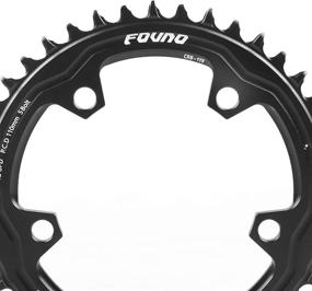 img 1 attached to 🚴 Narrow Wide Alloy Chainring for Road Bike: 38T-58T, 8-12 Speed, 110mm BCD, CNC Machined