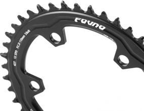 img 2 attached to 🚴 Narrow Wide Alloy Chainring for Road Bike: 38T-58T, 8-12 Speed, 110mm BCD, CNC Machined