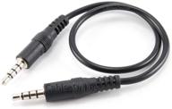 🎧 cablesonline 1ft 3.5mm (1/8in) stereo 4-pole trrs male to male audio cable (av-1401) logo