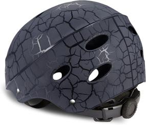 img 2 attached to 🛹 Youth Skateboard Helmet - Protective Gear for Roller Skating, Scooter, Cycling, and Bike Helmet - Adjustable Size for Boys and Girls 5 years and older