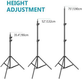 img 3 attached to 📷 Neewer Pro 6ft/190CM Photography Light Stands + Carrying Case for Reflectors, Softboxes, Lights, Umbrellas, Backgrounds, etc.