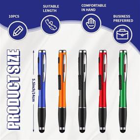 img 3 attached to 🖊️ 10-Pack Stylus Pens with Light: 2-in-1 Multifunction Touch Screen and LED Light Pens for Smartphones, Tablets, PC, and Pads - Ideal for Writing in the Dark at Homes, Offices, and Schools