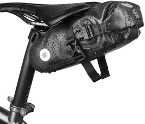 img 4 attached to 🚴 THRLEGBIRD Waterproof Bike Saddle Bag - Portable Cycling Seat Bag for Bike Seat, Large Capacity Storage Bag (1.5L/2.5L/4.5L) - Ideal for Road Bike, Folding Bike