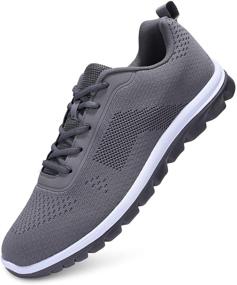 img 4 attached to UUBARIS Men's Athletic Walking Shoes - Ultimate Running Comfort Sneakers