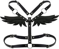 👗 fm fm42 black harness pn2670: elevate your belt game with stylish women's accessories logo