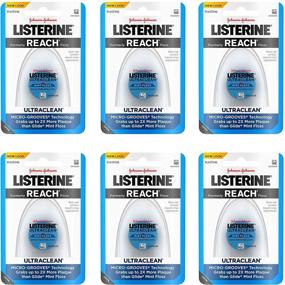 img 4 attached to 🎯 Get 6 Packs of Listerine Ultraclean Dental Floss - Mint-Flavored Oral Care, 30 Yards Each!