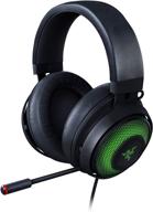 🎧 razer kraken ultimate usb gaming headset - enhanced surround sound, anc microphone, rgb chroma - compatible with pc, ps4, switch dock логотип