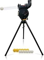 💥 powernet launch f-lite 2021: variable speed baseball and softball pitching machine - simulated 40-90 mph throws, consistent strikes, adjustable height logo