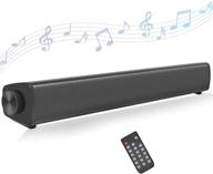 🔊 s11a sound bar: enhance your tv sound with dual built-in subwoofer, 3d surround sound, and bluetooth 5.0 connectivity - perfect for home theater experience on pc or phone logo