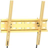 📺 tilting tv wall mount bracket low profile for 23-55 inch led, lcd, oled, plasma flat screen tvs - vesa 400x400mm, 115lbs weight capacity by perlesmith - gold psmtk1g logo