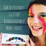 🌱 fair trade biodegradable glitter: ideal for art, crafts, body, makeup, and kids logo