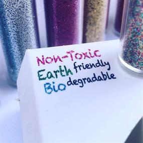 img 3 attached to 🌱 Fair Trade Biodegradable Glitter: Ideal for Art, Crafts, Body, Makeup, and Kids