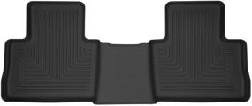 img 4 attached to Husky Liners Custom Fit Floor Mats for 2019 Toyota RAV4 - not compatible with Hybrid Models X-act Contour 2nd Seat Mat