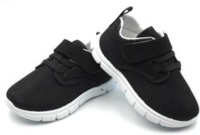 img 4 attached to 👟 Trendy and Comfortable Girls' Shoes - Breathable Black1203 Size for Bless Children Toddlers