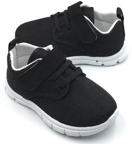 img 2 attached to 👟 Trendy and Comfortable Girls' Shoes - Breathable Black1203 Size for Bless Children Toddlers