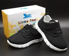 img 1 attached to 👟 Trendy and Comfortable Girls' Shoes - Breathable Black1203 Size for Bless Children Toddlers