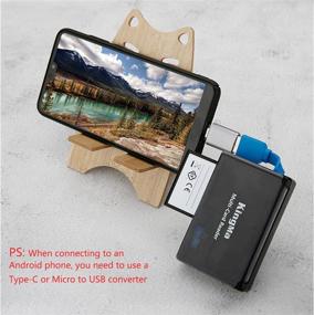 img 1 attached to 🚀 High-Speed 3-in-1 USB 3.0 SD Card Reader - Portable Hub for Data Transfer - Windows Mac OS Linux Compatible