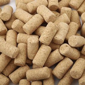 img 4 attached to 🍷 100 Pack of Premium Wooden Wine Corks - Fit Most Bottles, 1-3/4in x 15/16in | Natural, Straight & Non-Recycled