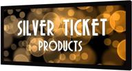 📽️ silver ticket products str series 6-piece домашний кинотеатр fixed frame ultra hd проекционный экран, формат 2,35:1, диагональ 125 дюймов, материал серебристый str-235125-s логотип