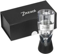 🍷 zazzol wine aerator decanter - advanced multi-stage design for optimal air circulation - highly recommended by business insider логотип