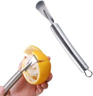 304 stainless steel orange peeler tool: effortlessly slice and peel citrus fruits with this kitchen accessory logo