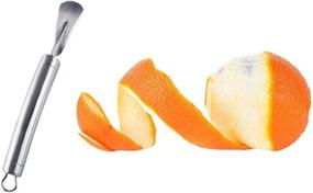 img 1 attached to 304 Stainless Steel Orange Peeler Tool: Effortlessly Slice and Peel Citrus Fruits with this Kitchen Accessory