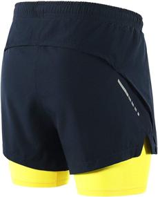 img 1 attached to ARSUXEO Running Shorts Breathable Zipper