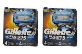 img 4 attached to 💨 Gillette Fusion ProShield Chill Cartridges - 4 ct, 2 Pack