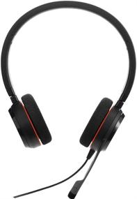 img 3 attached to 🎧 Jabra Evolve 20 UC Stereo Wired Headset / Music Headphones with U.S. Retail Packaging - Black