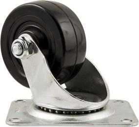 img 1 attached to Heavy Rubber Caster Wheel Swiveling Material Handling Products for Casters