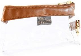 img 4 attached to KEYPER Clear BAG Luxe: Stylish, Transparent Handbags & Wallets for Women
